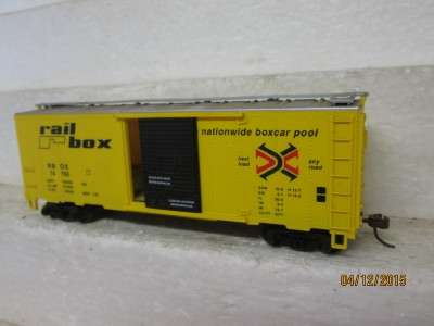 HO SCALE : MANTUA RAILBOX 41' BOX CAR - LOT 599G