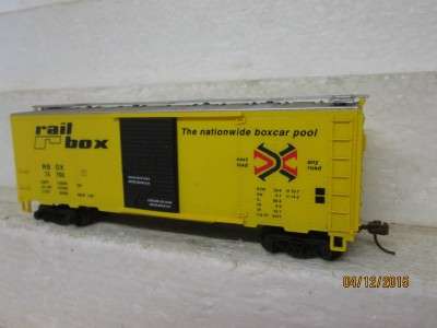 HO SCALE : MANTUA RAILBOX 41' BOX CAR - LOT 600G