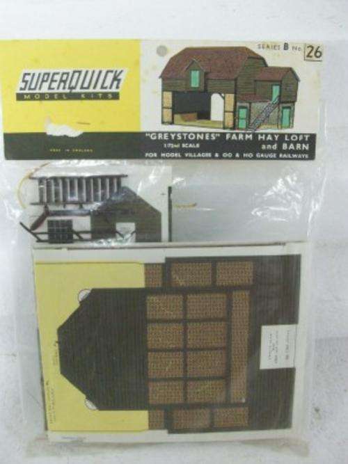 SUPERQUICK HO/OO MODEL BUILDING KITS