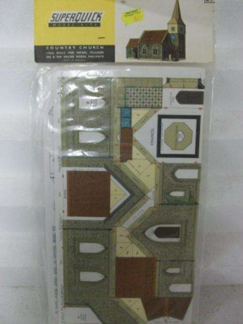 SUPERQUICK HO/OO MODEL BUILDING KITS