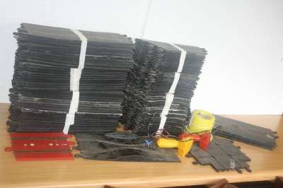 SCALEXTRIC TRACK AND EQUIPMENT