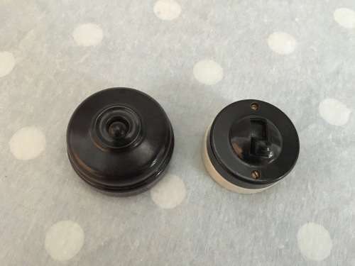 Vintage Light Switches x 2