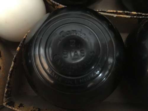 Vintage Carpet Bowls - a full set!