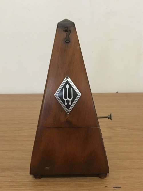 Stunning Vintage Metronome in Wooden Casing