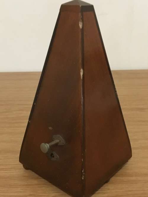 Stunning Vintage Metronome in Wooden Casing