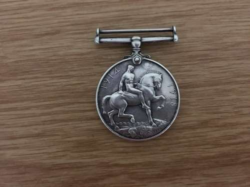 Silver British War Medal