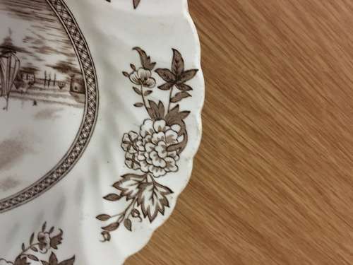 Johnson Bros "Tulip Time" Oval Plate