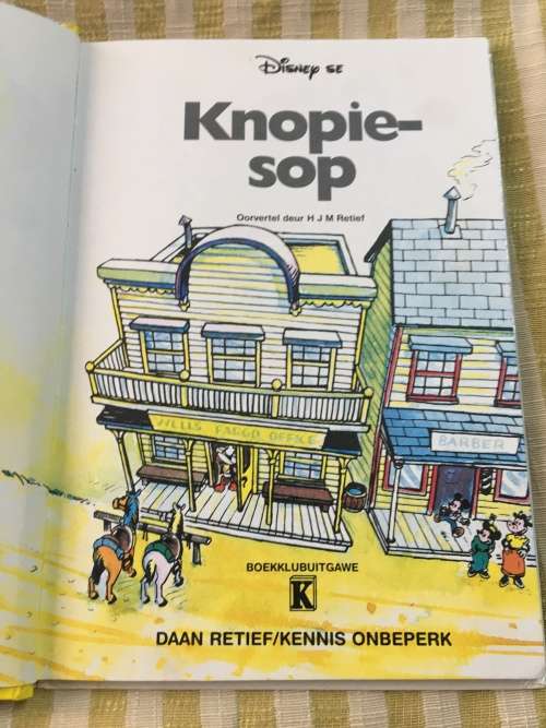 Knopie-sop - Disney