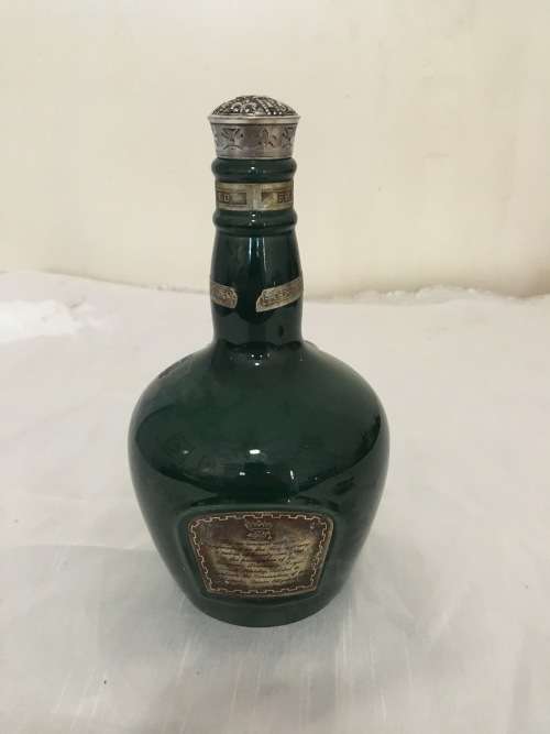 Stunning Chivas Bottle in Deep Green with Original Cork