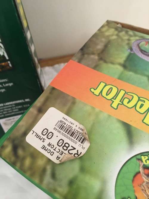 Reptile Cage with Heating Light - never been used