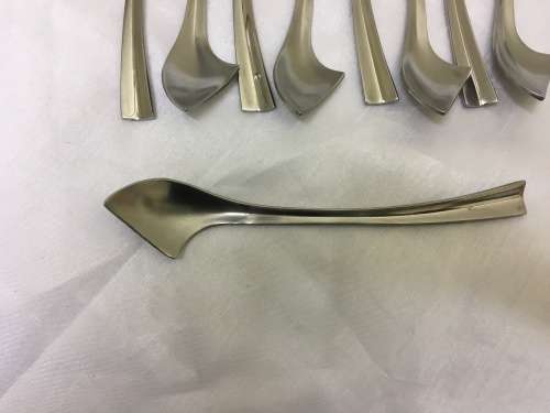 Unique 'Art Deco' Teaspoons x 9