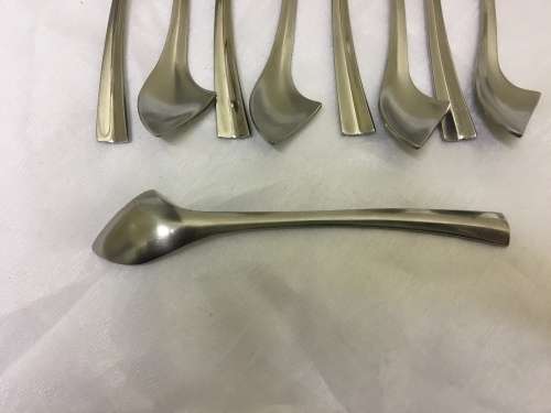 Unique 'Art Deco' Teaspoons x 9