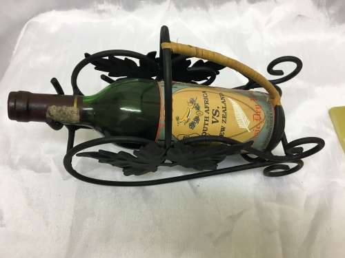Gorgeous Wrought Iron Wine Holder