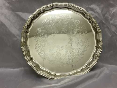Stunning Silver Plate Tray