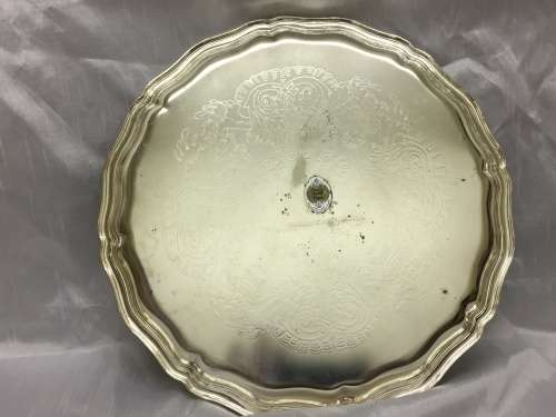 Stunning Silver Plate Tray