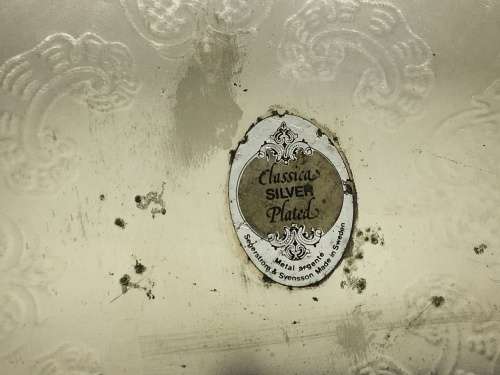 Stunning Silver Plate Tray