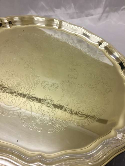 Stunning Silver Plate Tray
