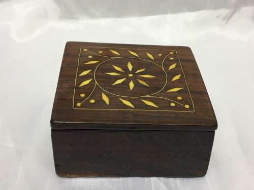 Stunning Inlay Wooden Box