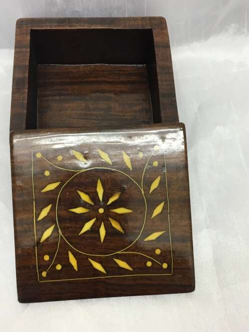 Stunning Inlay Wooden Box
