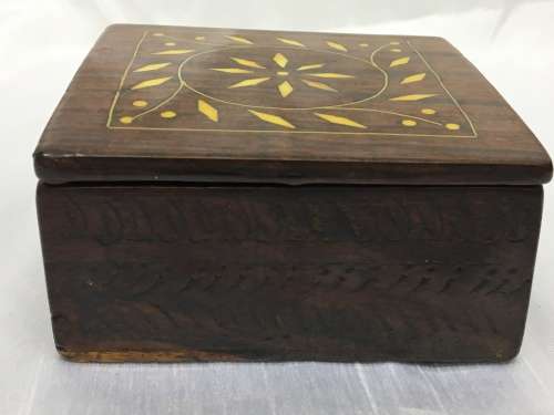 Stunning Inlay Wooden Box
