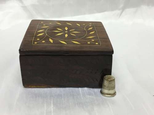 Stunning Inlay Wooden Box