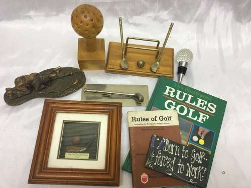 A Collection of Golfing Items