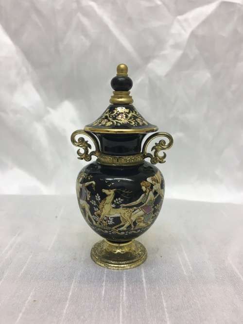 Stunning Grecian Perfume Bottle - still with perfume!