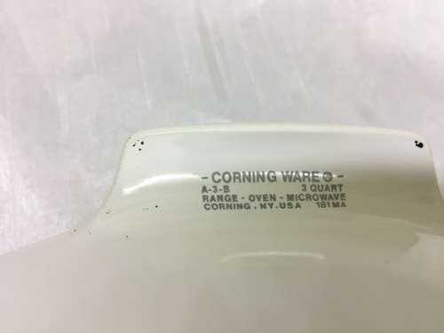 Corningware Casserole Dish & Lid