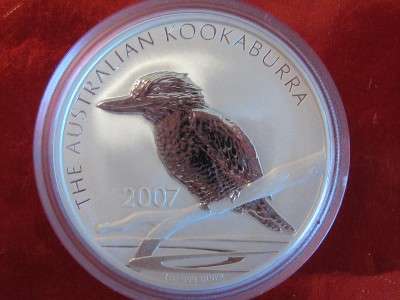 2007 PURE 1 OZ .999 SILVER AUSTRALIAN KOOKABURRA