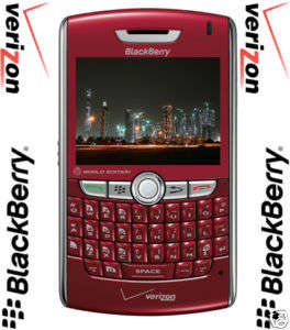 New Blackberry 8830 Verizon Red Smart phone