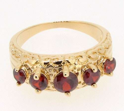 14k yellow gold filled ring size 8