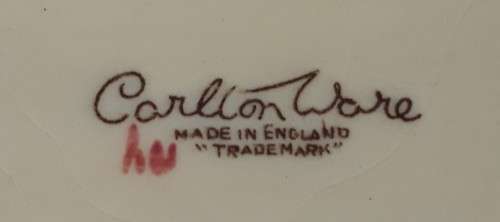 VINTAGE CARLTON WARE COMIC MOTTO CIGARETTE HOLDER AND ASHTRAY