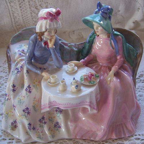 ROYAL DOULTON AFTERNOON TEA FIGURINE.