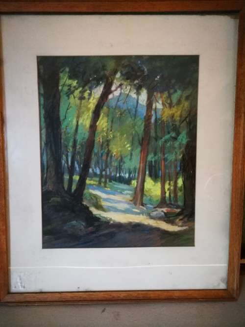 Pastel painting