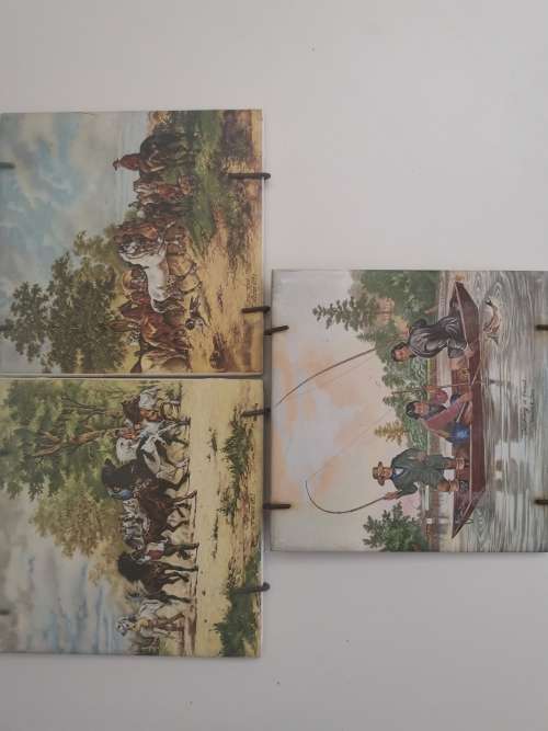 Vintage tiles  x 3