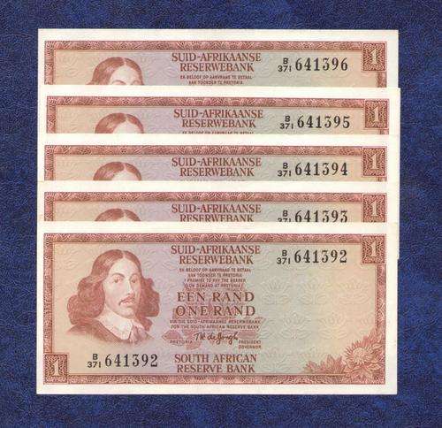 TW de Jongh - R1 - 5 Notes in Series (B371 641392) A.UNC