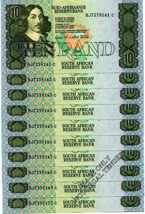 UNC CL STALS R10 - 10 in SERIES