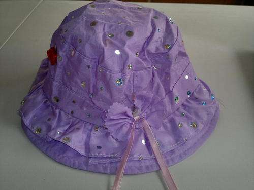 STARTING BID @*R 1.00***QUTE..COTTON HATS***FOR LITTLE GIRLS *LILAC*