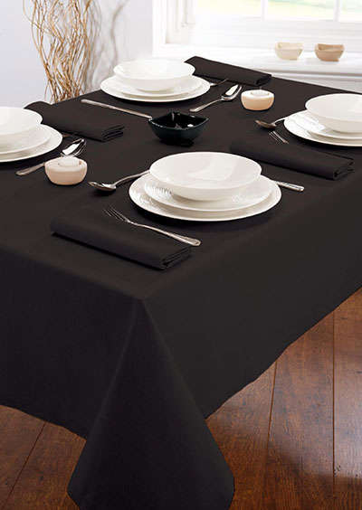 BLACK TABLE CLOTHS***250mmX150mm****R 70each