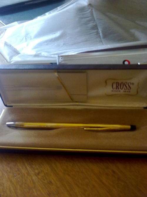Gold Cross pen