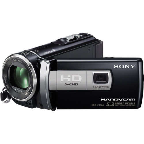 Sony HDR-PJ200 Video Camera + Build-In Projector