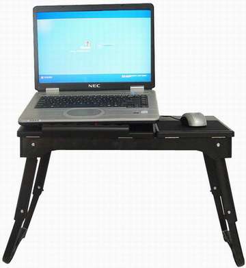 Computer folding table