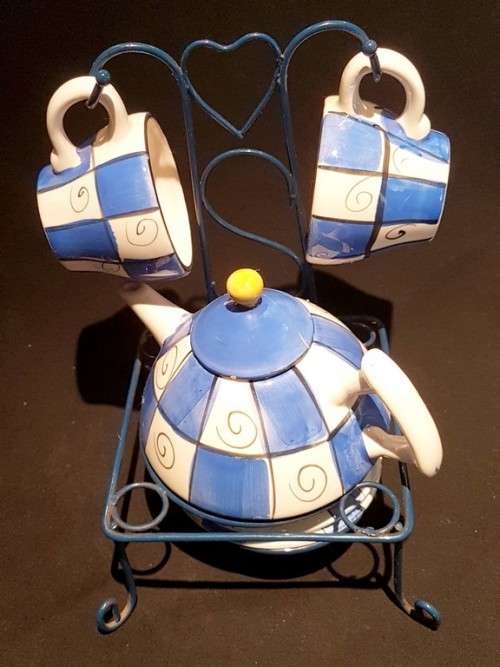 Tea for 2 - On a display stand.