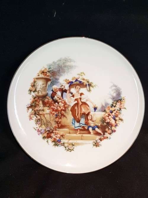Constantia fine china - Victorian couple with child