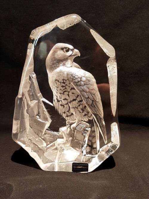 Mats Johannson - Lead crystal Eagle - Large limited edition - Absolutely stunning!! - Bid now!