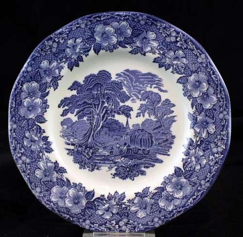 Enoch Wedgwood - Woodland wall plate - Hand engraved - Magnificent! - Bid Now!!!