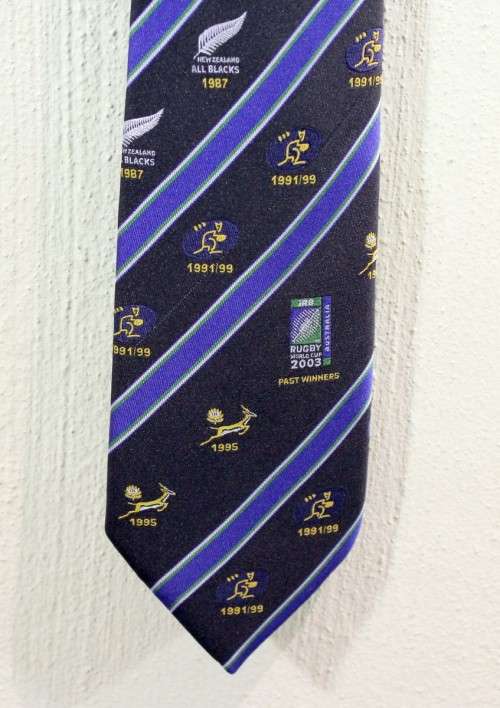 Rugby World Cup - 2003 - IRB Past winners - Superb tie in original packaging - Low price, bid now!