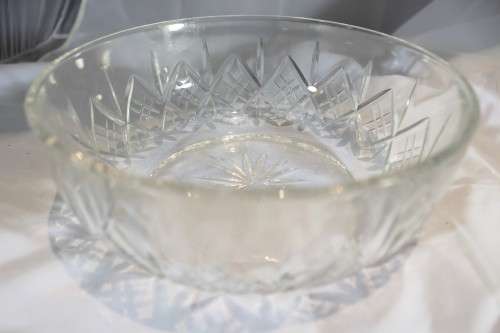 Somerset Crystal Salad Bowl - Lead Crystal