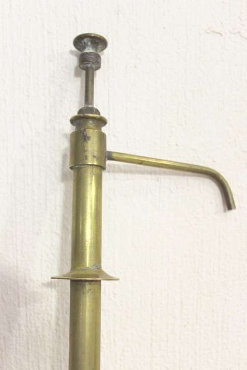 Vintage copper paraffin pump