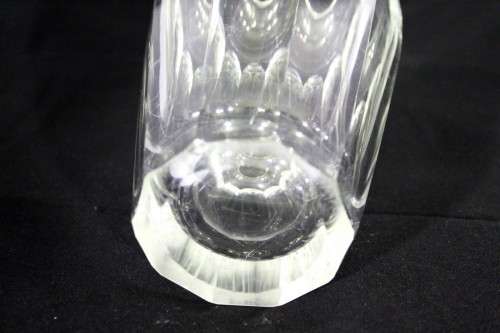 Crystal vase thick rimmed